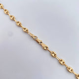 Cadena GC 6.2gr / 41.6cm / 4.1mm Diamantado Oro Amarillo 18K $