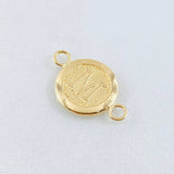 Herraje Letra M 0.6gr / 1.8cm / Oro Amarillo 18K