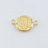 Herraje Letra M 0.6gr / 1.8cm / Oro Amarillo 18K