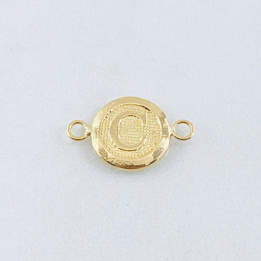 Herraje Letra C 0.65gr / 1.7cm / Oro Amarillo 18K ©