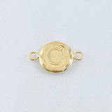 Herraje Letra C 0.65gr / 1.7cm / Oro Amarillo 18K ©