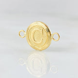 Herraje Letra C 0.65gr / 1.7cm / Oro Amarillo 18K ©