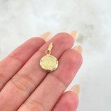 Dije Letra M 0.6gr / 2cm / Oro Amarillo 18K