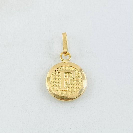 Dije Letra F 0.6gr / 2cm / Oro Amarillo 18K ©