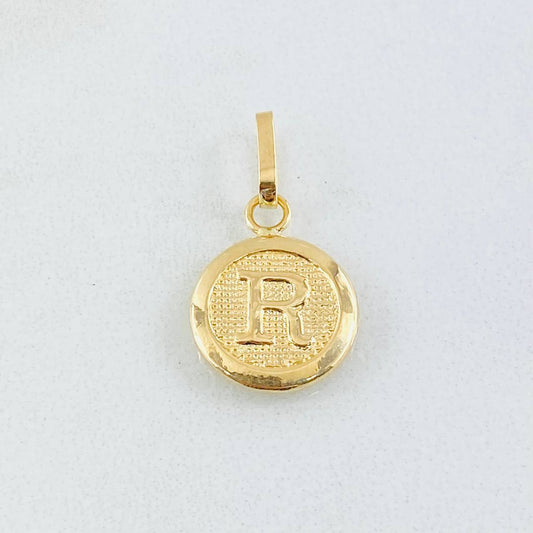 Dije Letra R 0.65gr / 2cm / Oro Amarillo 18K ©