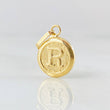 Dije Letra R 0.65gr / 2cm / Oro Amarillo 18K