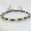 Pulsera Onix Difusa 1.7gr / 6mm-4mm Oro Amarillo 18K ©