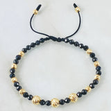 Pulsera Onix Difusa 1.7gr / 6mm-4mm Oro Amarillo 18K ©