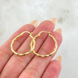 Candongas Sami 1.55gr / 1.6cm / Oro Amarillo 18K