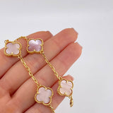 Pulso Aro Seguido Trebol 10 g / 18.3 cm / 2.1 mm Oro Amarillo 18K