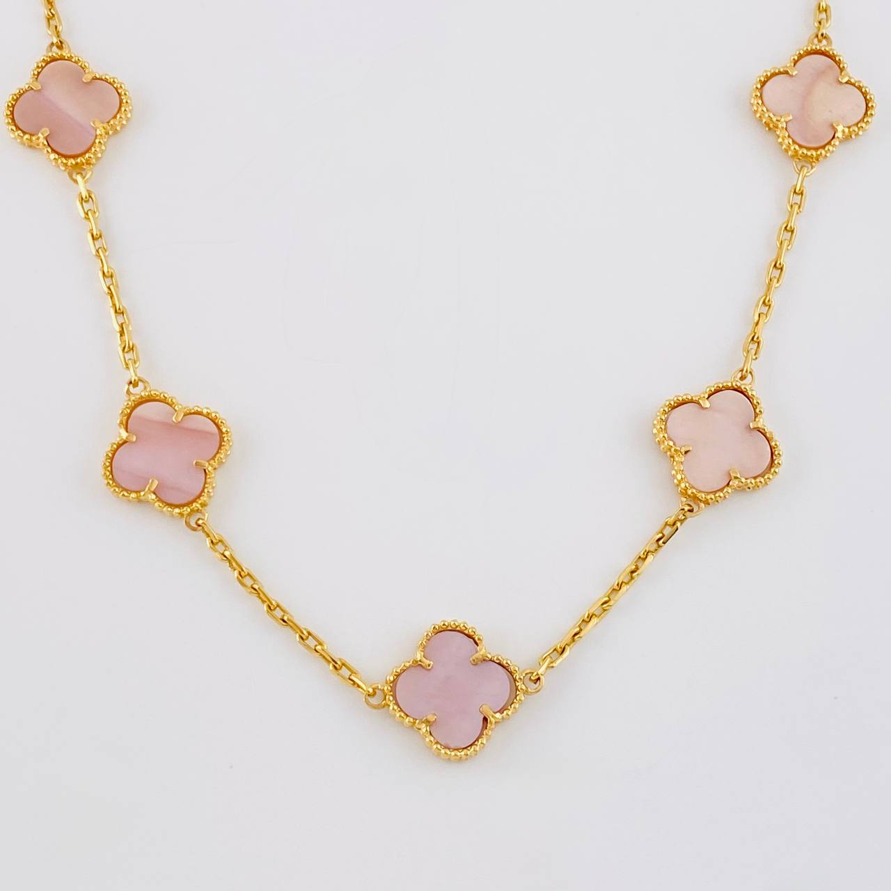 Cadena Aro Seguido Trebol 23.05 g / 43 cm / 2.1 mm Oro Amarillo 18K