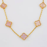 Cadena Aro Seguido Trebol 23.05 g / 43 cm / 2.1 mm Oro Amarillo 18K