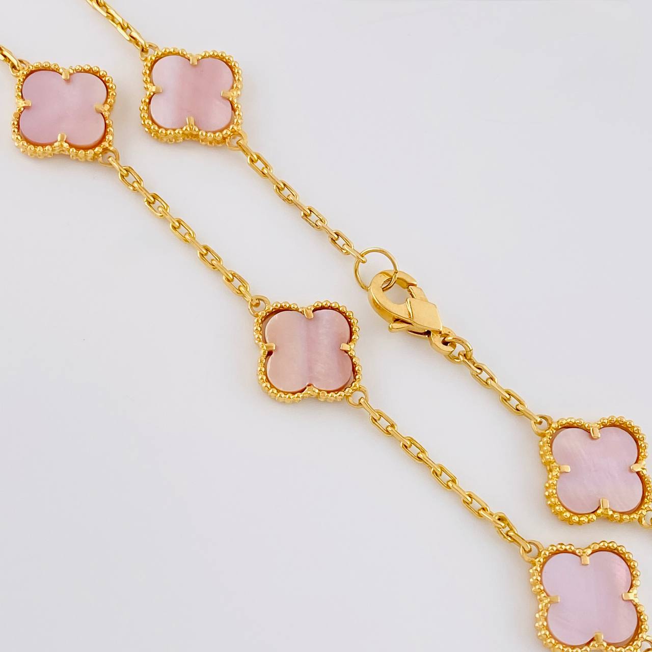 Cadena Aro Seguido Trebol 23.05 g / 43 cm / 2.1 mm Oro Amarillo 18K