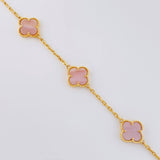 Cadena Aro Seguido Trebol 23.05 g / 43 cm / 2.1 mm Oro Amarillo 18K