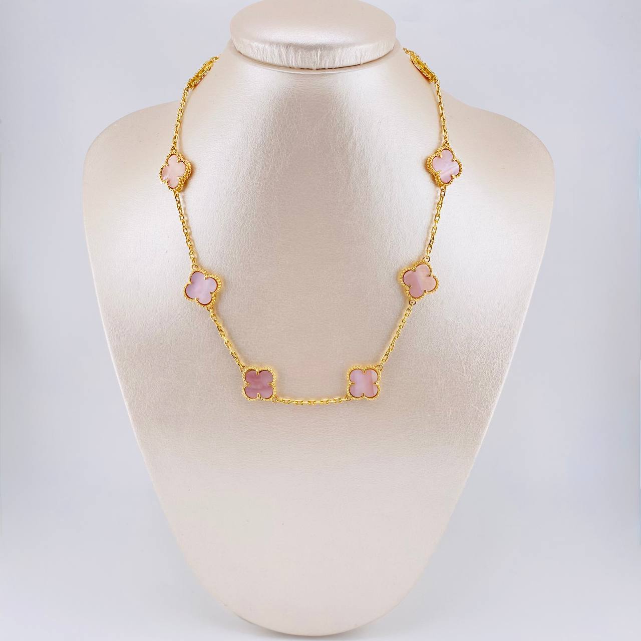 Cadena Aro Seguido Trebol 23.05 g / 43 cm / 2.1 mm Oro Amarillo 18K