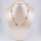 Cadena Aro Seguido Trebol 23.05 g / 43 cm / 2.1 mm Oro Amarillo 18K
