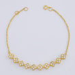 Pulso Modulable Volga Secuencia De Trebol 3.3 g / 16.9 cm - 15.9 cm / 1.3 mm Oro Amarillo 18K
