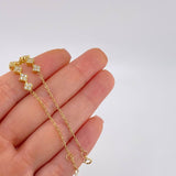Pulso Modulable Volga Secuencia De Trebol 3.3 g / 16.9 cm - 15.9 cm / 1.3 mm Oro Amarillo 18K