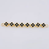 Herraje Retazo Secuencia Trebol 1.95 g / 5 cm Oro Amarillo 18K