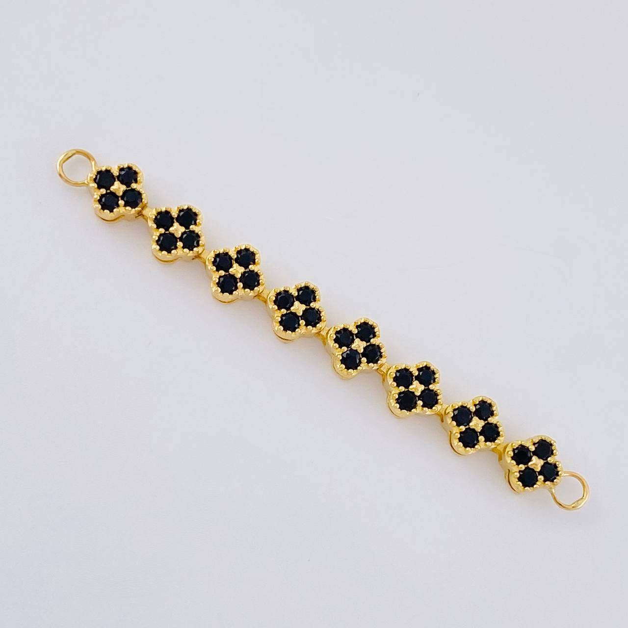 Herraje Retazo Secuencia Trebol 1.95 g / 5 cm Oro Amarillo 18K