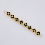 Herraje Retazo Secuencia Trebol 1.95 g / 5 cm Oro Amarillo 18K