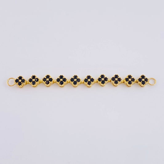 Herraje Retazo Secuencia Trebol 1.8 g / 5.2 cm Oro Amarillo 18K