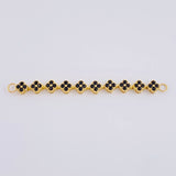 Herraje Retazo Secuencia Trebol 1.8 g / 5.2 cm Oro Amarillo 18K