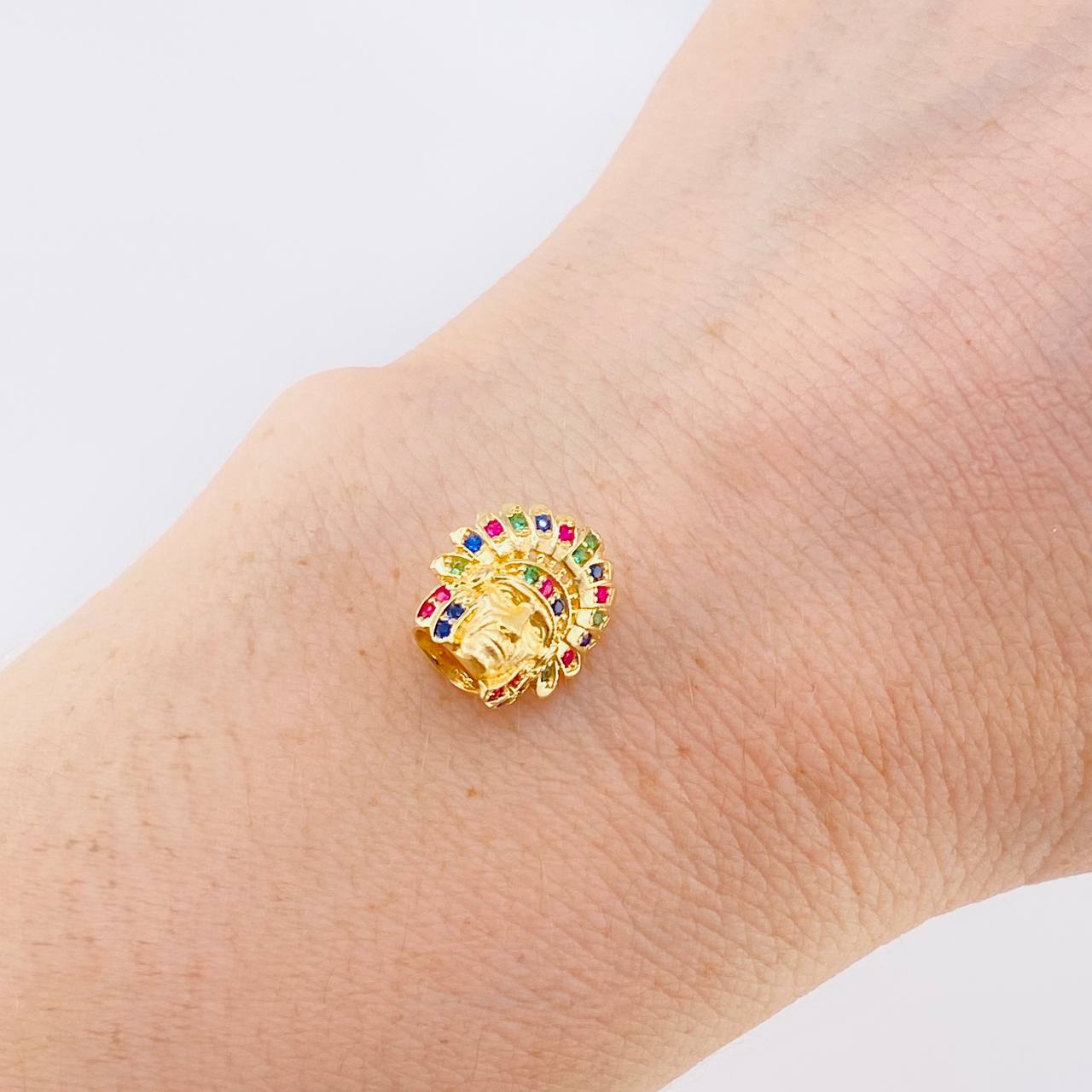Herraje Indio 2.3 g / 1 cm Oro Amarillo 18K