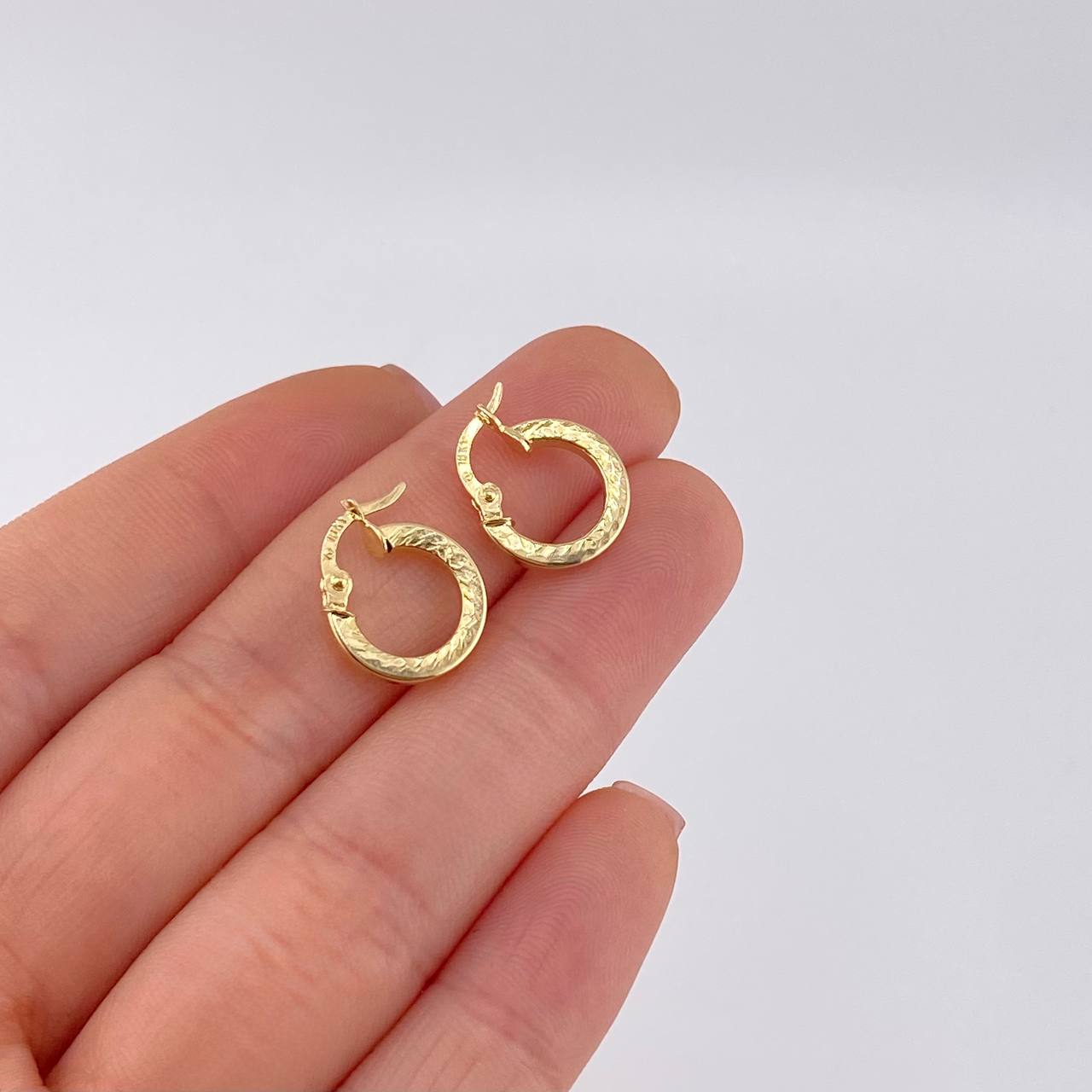 Candongas Emi 1.25 g / 2.5 cm Oro Amarillo 18K