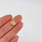 Dije Letra Circulo G 0.45 g / 1.6 cm Oro Amarillo 18K