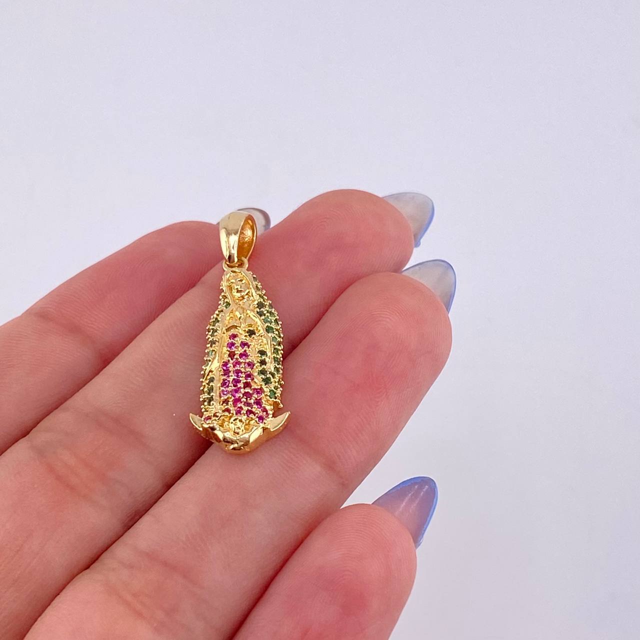 Dije Virgen De Guadalupe 2.3gr / 3.1cm / Oro Amarillo 18K *