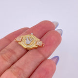 Herraje Correa RX 3.25gr / 2.5cm / Tres Oros 18K ©