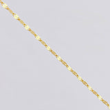 Cadena Flor Espejo 1gr / 50cm / 1.1mm Oro Amarillo +3 18K