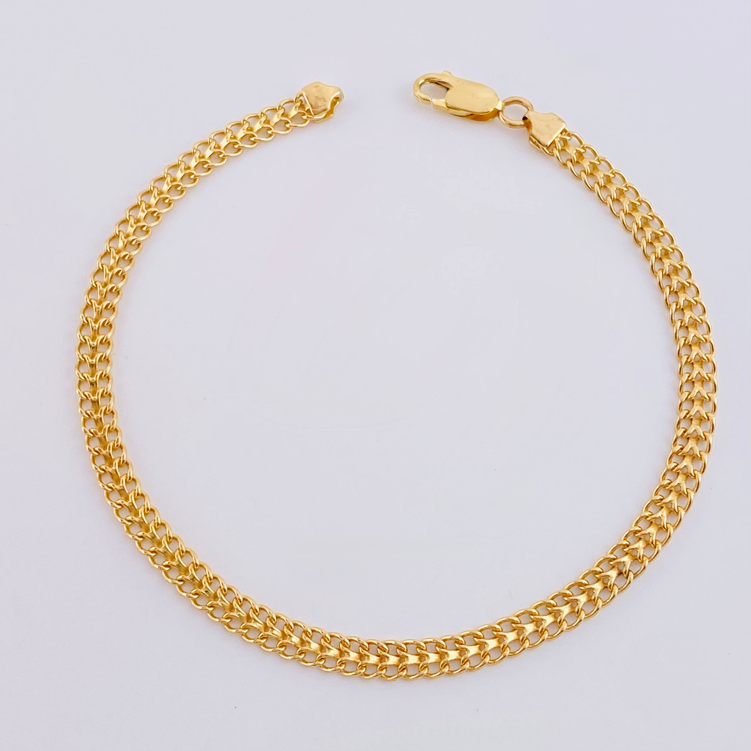 Pulso Sedusa 6.85gr / 21.5cm / 4.45mm Oro Amarillo 18K