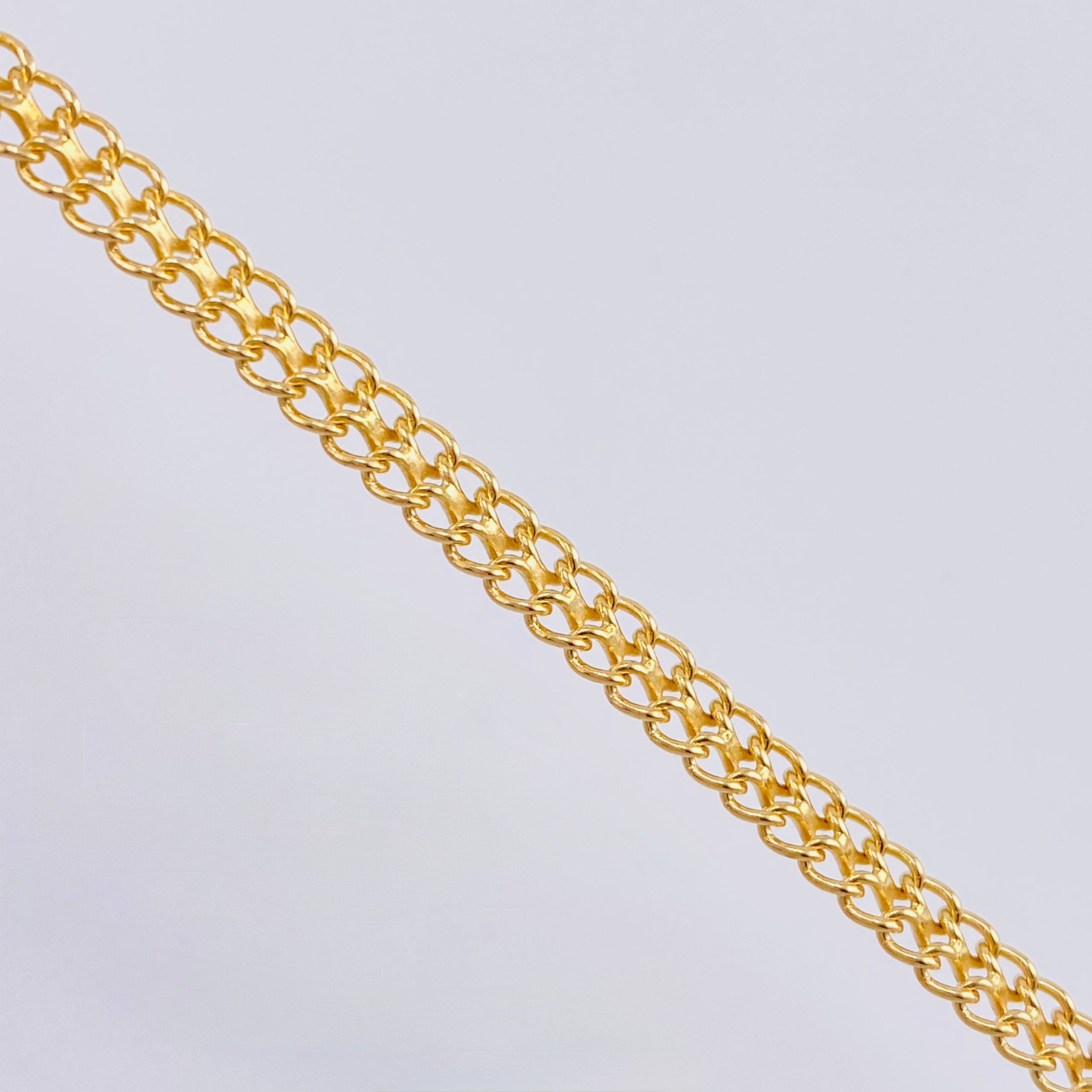 Pulso Sedusa 6.85gr / 21.5cm / 4.45mm Oro Amarillo 18K
