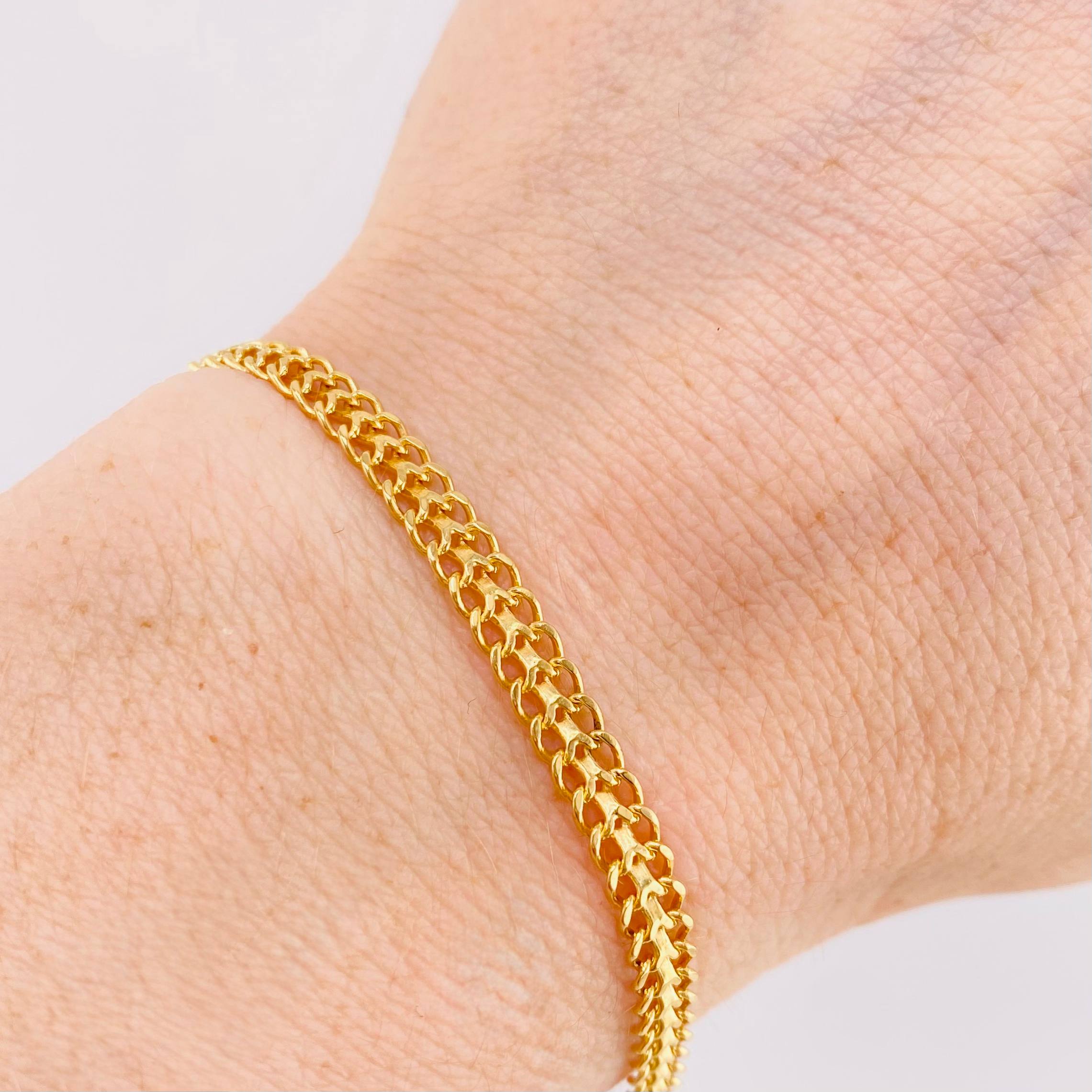 Pulso Sedusa 6.85gr / 21.5cm / 4.45mm Oro Amarillo 18K
