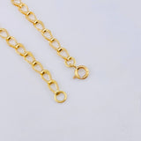 Pulso Bebé Espiga Placa Nube Lisa 1.2gr / 14.5cm / 2.7mm Oro Amarillo 18K ©
