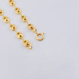 Pulso Bebé Gc Placa Rectangular Curva 1.5gr / 14.5cm / 3.2mm Oro Amarillo 18K