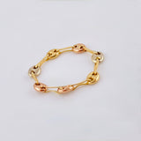Anillo Gc 0.55gr / T6 / 3.35mm Tres Oros 18K (Oferta) *