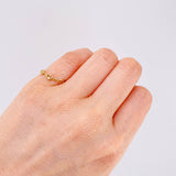 Anillo Gc 0.55gr / T6 / 3.35mm Tres Oros 18K (Oferta) *