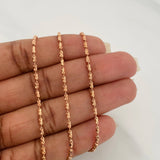 Cadena Morse 8.25 g / 70 cm / 1.6 mm Oro Rosa 18K