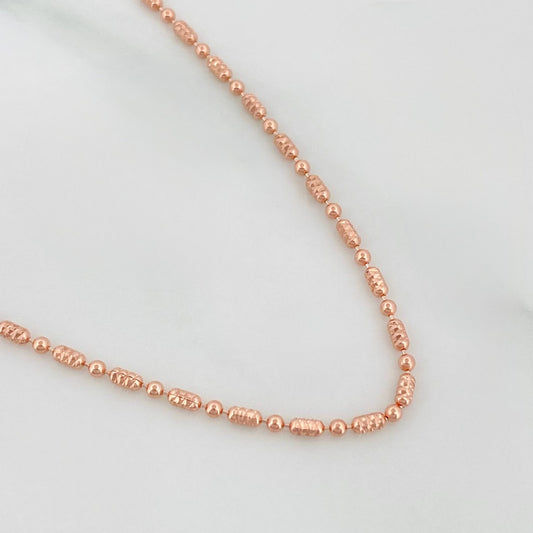 Cadena Morse 3.7 g / 40 cm / 1.4 mm Oro Rosa 18K