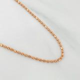 Cadena Militar 4.6 g / 40.5 cm / 1.5 mm Oro Rosa 18K