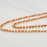 Cadena Militar 4.6 g / 40.5 cm / 1.5 mm Oro Rosa 18K