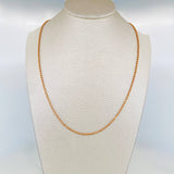 Cadena Militar 4.6 g / 40.5 cm / 1.5 mm Oro Rosa 18K