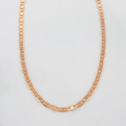 Cadena Escalera Plana  1.3 g / 40 cm / 1.3 mm Oro Rosa 18K