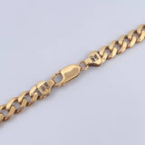 Cadena Cubana 25.1gr / 61cm / 6.1mm Oro Amarillo 18K $