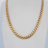 Cadena Cubana 25.1gr / 61cm / 6.1mm Oro Amarillo 18K $