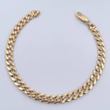 Pulso Cubano 9.1gr / 22.6cm / 5.7mm Oro Amarillo 18K $