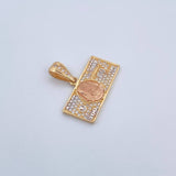 Dije One Dólar 3.7gr / 2.5cm / Tres Oros 18K $